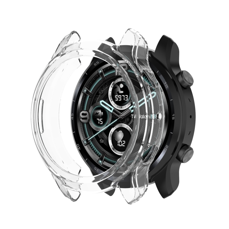 TPU HALF COVER Borítás Tic Watch Pro 3 Ultra GPS átlátszóhoz