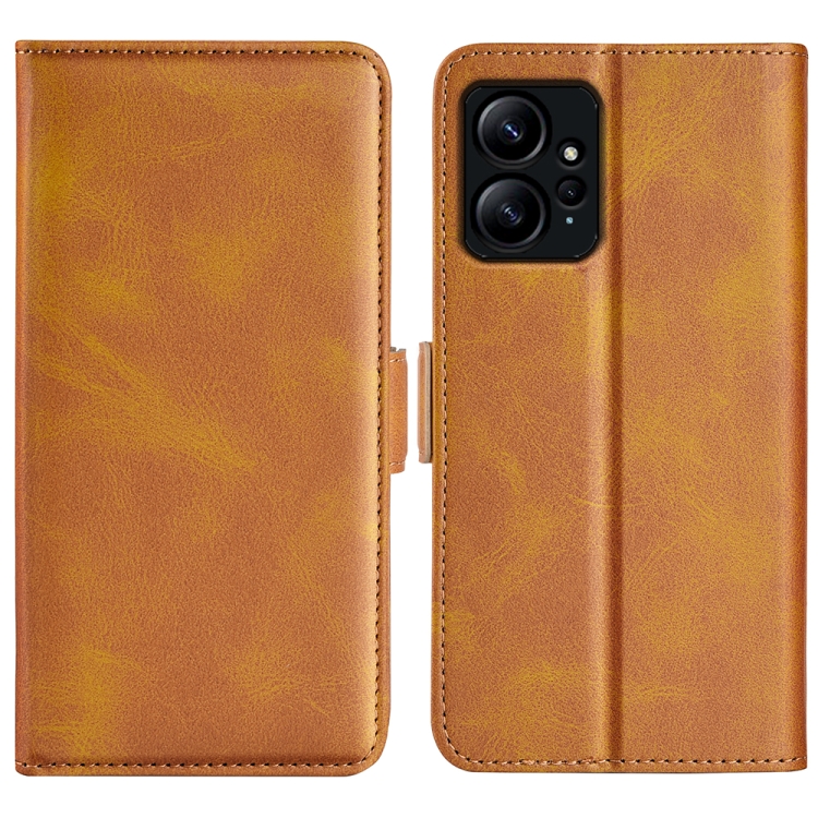 SIDE Wallet Tok Xiaomi Redmi Note 12 Világosbarna