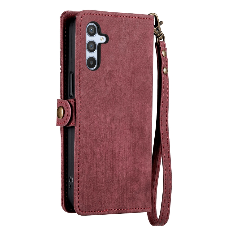 GEOM Wallet Tok Samsung Galaxy A13 Piros