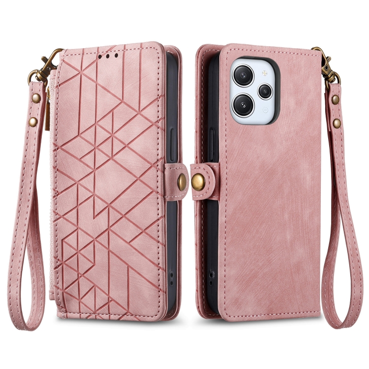 GEOM Wallet Tok Xiaomi Redmi Note 12 Pinkhez