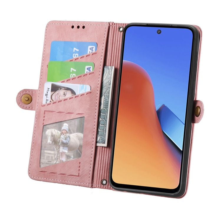 GEOM Wallet Tok Xiaomi Redmi Note 12 Pinkhez