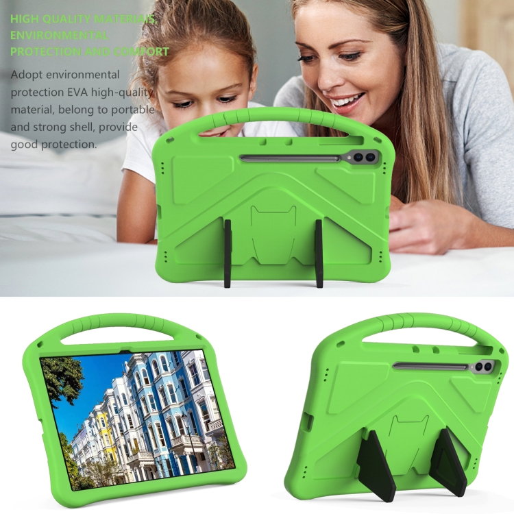 KIDDO Gyerekhuzat Samsung Galaxy Tab S9 Ultra / Tab S10 Ultra Zöld