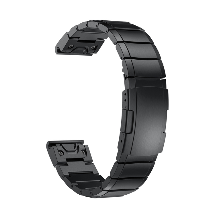 ARMOR QUICK RELEASE Fém Szíj Garmin Fenix 8 43mm Fekete