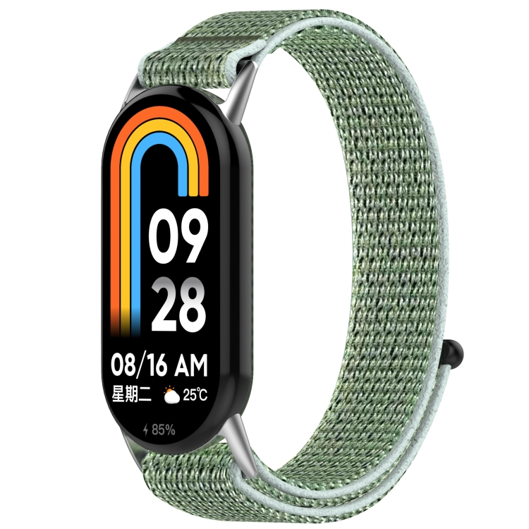 NYLON Cserélhető Szíj A Xiaomi Smart Band 9 Zöldhöz