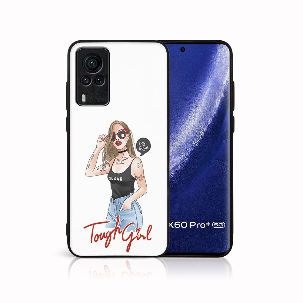 PROTEMIO MY ART Védőtok Vivo X60 Pro 5G - TOUGH GIRL (131)